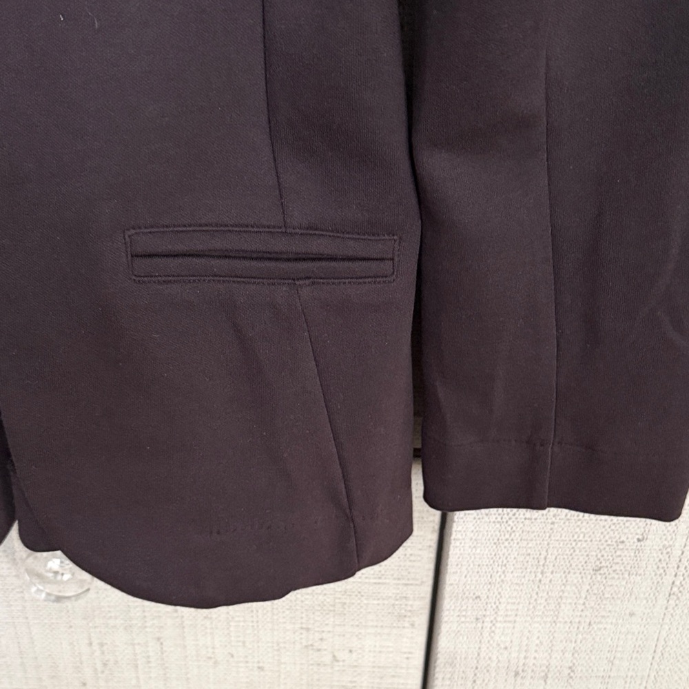Zara Women's Cocoon Shape Dark Brown Blazer - Picture 5 of 7